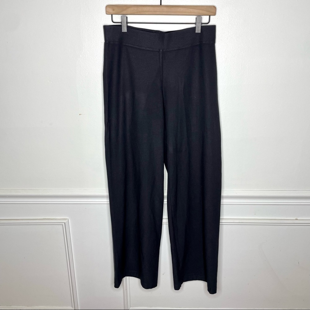 Eileen Fisher Knit Grey Ponte Pant Womens S